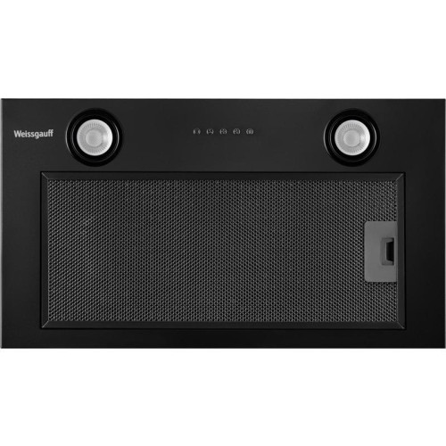 Вытяжка встраиваемая/ Вытяжка встраиваемая Weissgauff Box 850 PB Black Edition черный управление: кнопочное (1 мотор)