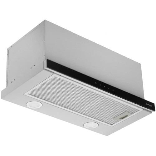 Вытяжка встраиваемая/ Вытяжка встраиваемая Gorenje TH60E8SGB серебристый управление: сенсорное (1 мотор)