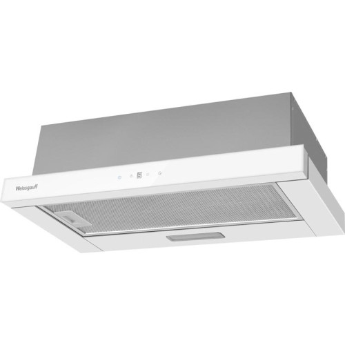 Вытяжка встраиваемая/ Вытяжка встраиваемая Weissgauff TEL 600 TC WH белый управление: сенсорное (1 мотор)