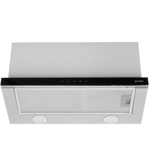 Вытяжка встраиваемая/ Вытяжка встраиваемая Gorenje TH60E8SGB серебристый управление: сенсорное (1 мотор)