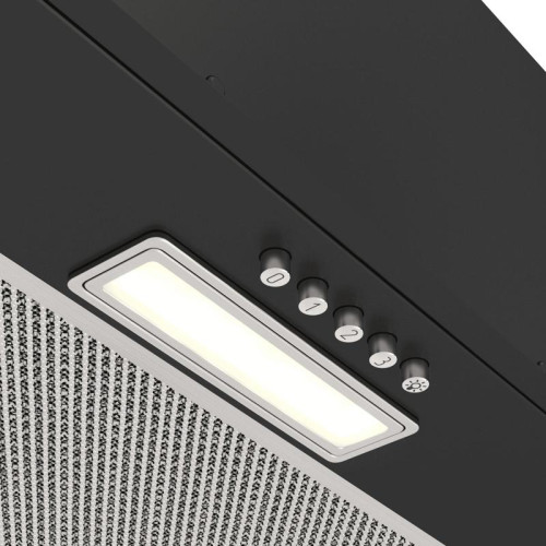 Вытяжка встраиваемая/ Вытяжка встраиваемая Elikor Cube Basic 60П-500-К3Д черный управление: кнопочное (1 мотор)