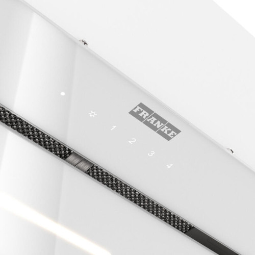 Вытяжка Franke 305.0738.599/ Best, Вытяжка LUCE 90 WH, Встраиваемая вытяжка, воздухопроизводительность 1000 м3/ч, периметральное всасывание, сенсорное управление, пульт ДУ в комплекте, таймер остаточного хода, LED лента, цвет: белый