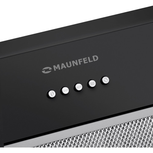 Встраиваемая вытяжка MAUNFELD/ Встраиваемая вытяжка, 45 см, 450 м3/ч, 47 дБ, 3 скорости, черный