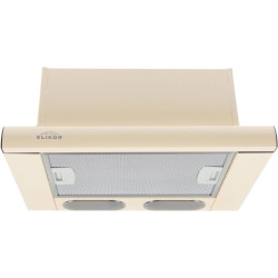 Вытяжка встраиваемая/ Вытяжка встраиваемая Elikor Интегра 45П-400-В2Л кремовый управление: кнопочное (1 мотор)