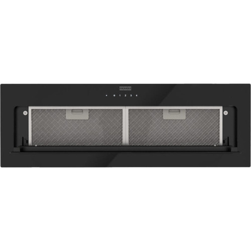 Вытяжка Franke 305.0738.598/ Best, Вытяжка LUCE 90 BK, Встраиваемая вытяжка, воздухопроизводительность 1000 м3/ч, периметральное всасывание, сенсорное управление, пульт ДУ в комплекте, таймер остаточного хода, LED лента, цвет: черный