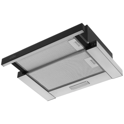 GOOD, Кухонная вытяжка ELIKOR Интегра GLASS 50Н-400-В2Д нерж/стекло черное