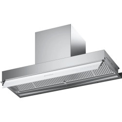 Встраиваемая в шкаф вытяжка Faber/ BETTER, IN-NOVA ZERO DRIP PLUS A60, полновстраиваемая, ширина 60 см, 710 м3/ч, сенсорное управление, 49дБ, LED освещение, нержавеющая сталь/белое стекло