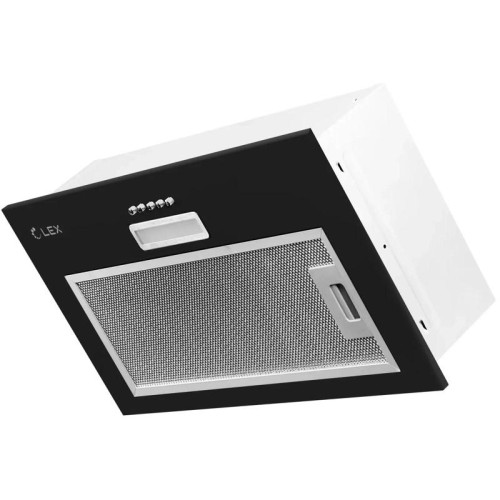 Вытяжка встраиваемая/ Вытяжка встраиваемая Lex GS Bloc LIGHT 600 черный управление: кнопочное (1 мотор)