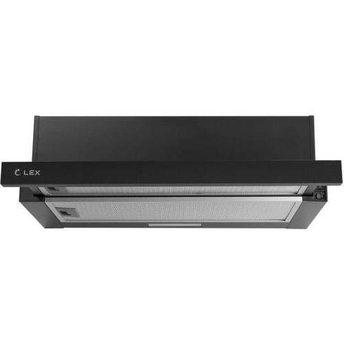 Вытяжка встраиваемая/ Вытяжка встраиваемая Lex Hubble 600 черный управление: кнопочное (1 мотор)