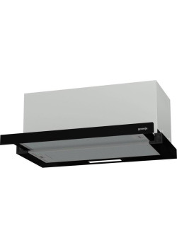 Вытяжка встраиваемая/ Вытяжка встраиваемая Gorenje TH60E7XB нержавеющая сталь управление: кнопочное (1 мотор)