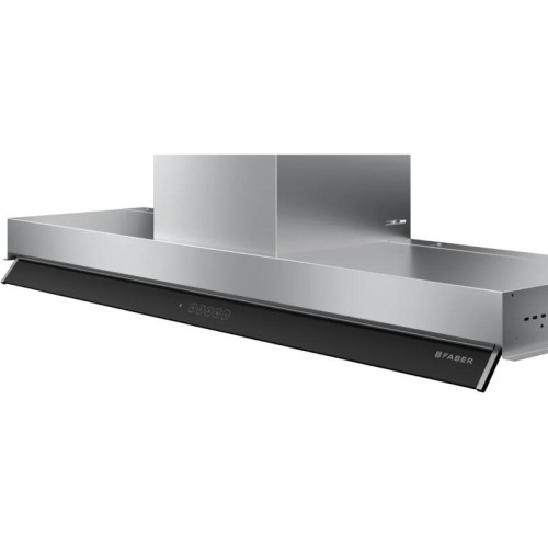 Встраиваемая вытяжка Faber/ BETTER, IN-NOVA TOUCH X/BK A120, встраиваемая, 120 см, 670 м3/ч, электронное управление, 3 скорости + интенсивный режим, LED освещение, цвет черный/серебристый