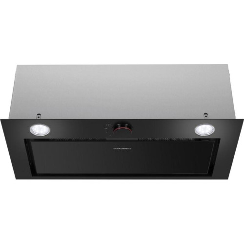 ВЫТЯЖКА MAUNFELD CROSBY HARDY 60 BLACK/ Полновстраиваемая, 60см, 1000 м3, механическое управление, LED, площадь кухни до 35м2, опция: угольный фильтр CF140C, черная