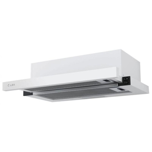 Вытяжка встраиваемая/ Вытяжка встраиваемая Lex Hubble G 2M 600 белый управление: кнопочное (2 мотора)