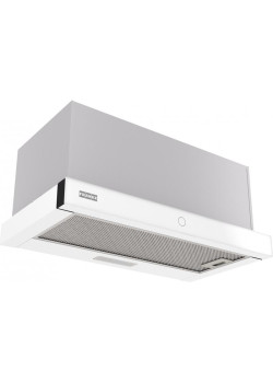 Вытяжка Franke/ Best, Вытяжка TOUCH 35 WH 60, 60см, 750 м3/ч, сенсорное управление, LED освещение, Угольный фильтр Ф-07 (приобретается отдельно), цвет: нержавеющая сталь, лицевая планка: белое стекло