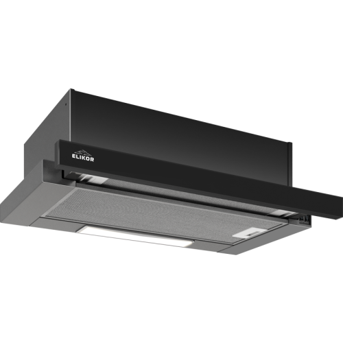 Retail&Kitchen, BEST, Кухонная вытяжка ELIKOR КВ Slide Glass 50П-1000, черный/черное стекло