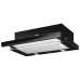 Вытяжка встраиваемая/ Вытяжка встраиваемая Hyundai HBH 6236 BG черный управление: кулисные переключатели (1 мотор)