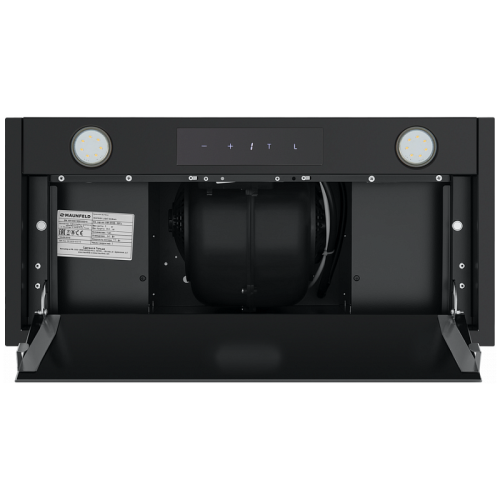 ВЫТЯЖКА MAUNFELD FANTASY LIGHT 60 Black/ ширина 600 мм, полновстраиваемая, сенсорное управление, 3 скорости, 800 м3/ч, 40 дБ, светодиодное LED освещение, опция: угольный фильтр CF190C, черный цвет ВЫТЯЖКА MAUNFELD FANTASY LIGHT 60 Black/ ширина 600 мм, полновстраиваемая, сенсорное управление, 3 скорости, 800 м3/ч, 40 дБ, светодиодное LED освещение, опция: угольный фильтр CF190C, черный цвет