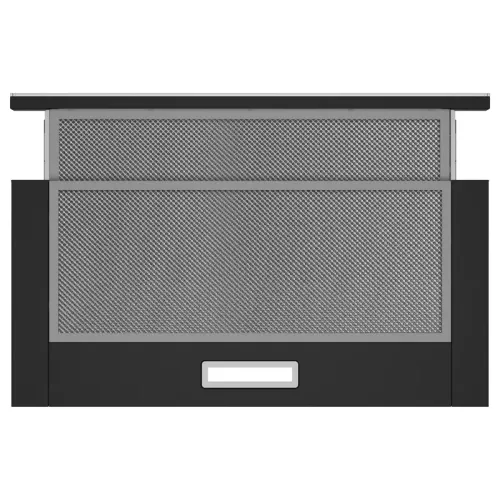 Встраиваемая вытяжка EVELUX, телескопическая, 60 см, 2 скорости, произваодительность 710 м3/ч, механическое управление, LED освещение, Hi-Tech, цвет черный