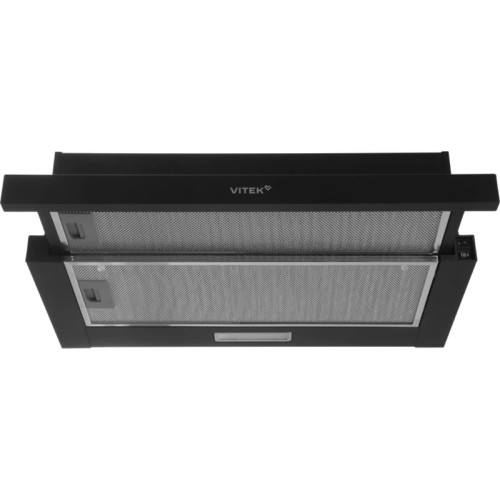 Вытяжка встраиваемая/ Вытяжка встраиваемая Vitek VT-TH 6020 BK черный управление: кулисные переключатели (1 мотор)