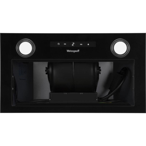 Вытяжка встраиваемая/ Вытяжка встраиваемая Weissgauff BOX 1200 BL черный управление: сенсорное (1 мотор)