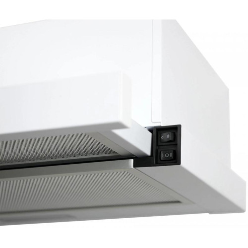 Вытяжка встраиваемая/ Вытяжка встраиваемая Lex HIDE 600 белый управление: кнопочное (1 мотор)