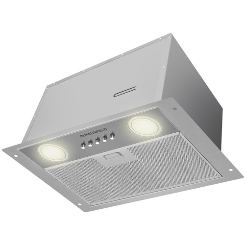 Встраиваемая вытяжка MAUNFELD/ Встраиваемая вытяжка, 45 см, 450 м3/ч, 47 дБ, 3 скорости, нержавеющая сталь