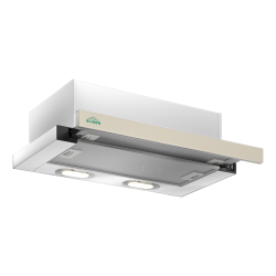 Retail&Kitchen, BEST, Кухонная вытяжка ELIKOR КВ Интегра GLASS 60П-650-В2Л, белый/стекло бежевый
