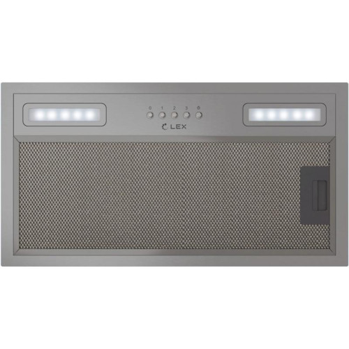 Вытяжка встраиваемая/ Вытяжка встраиваемая Lex Hyper 600 Inverter IX нержавеющая сталь управление: кнопочное (1 мотор)