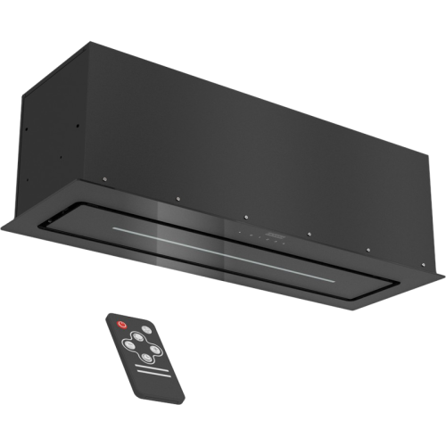 Вытяжка Franke 305.0738.598/ Best, Вытяжка LUCE 90 BK, Встраиваемая вытяжка, воздухопроизводительность 1000 м3/ч, периметральное всасывание, сенсорное управление, пульт ДУ в комплекте, таймер остаточного хода, LED лента, цвет: черный
