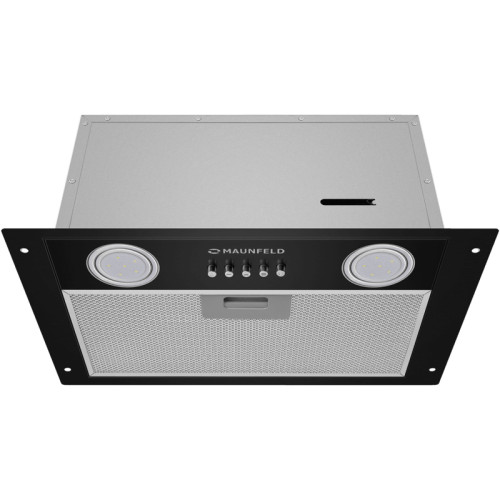 Встраиваемая вытяжка MAUNFELD/ Встраиваемая вытяжка, 45 см, 450 м3/ч, 47 дБ, 3 скорости, черный