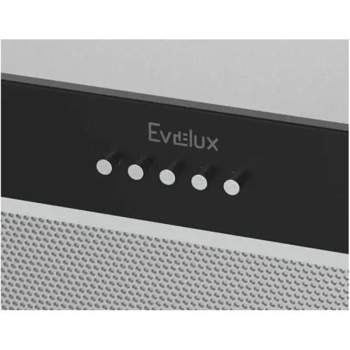 Встраиваемая вытяжка, полновстраиваемая в шкаф, 60 см, отвод/циркуляция,  механический контроль, 3 скорости работы, производительность 860 м3/ч, LED освещение, металл, черный, 520х290х176 мм.