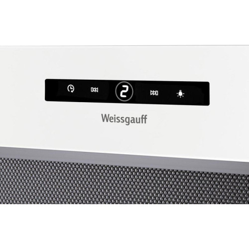 Вытяжка встраиваемая/ Вытяжка встраиваемая Weissgauff BOX 1200 WH белый управление: сенсорное (1 мотор)