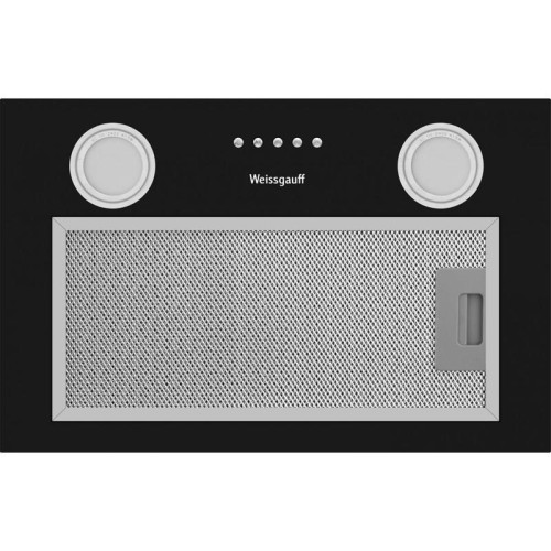 Вытяжка встраиваемая/ Вытяжка встраиваемая Weissgauff Box 456 Black черный управление: кнопочное (1 мотор)