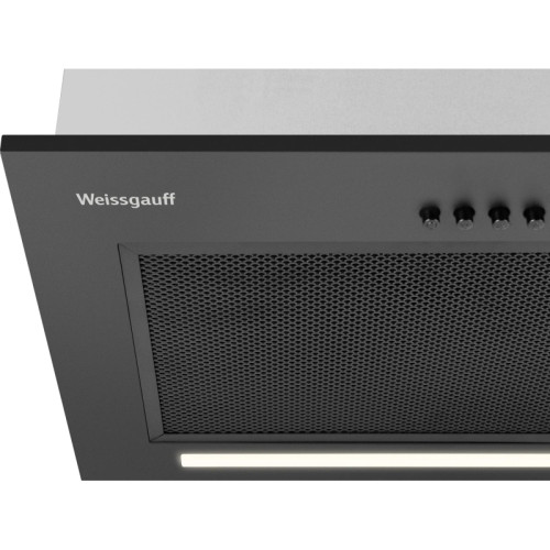 Вытяжка встраиваемая/ Вытяжка встраиваемая Weissgauff Box 450 PB BL черный управление: кнопочное (1 мотор)