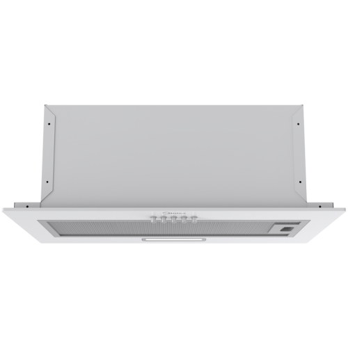 Встраиваемая вытяжка MIDEA/ Встраиваемая вытяжка MIDEA MH60I301W Встраиваемая вытяжка MIDEA, ширина 52 см, кнопочное управление, LED освещение, 3 скорости, максимальная производительность 400 м3/ч, режим рециркуляции, угольный фильтр в комплекте, уровень 