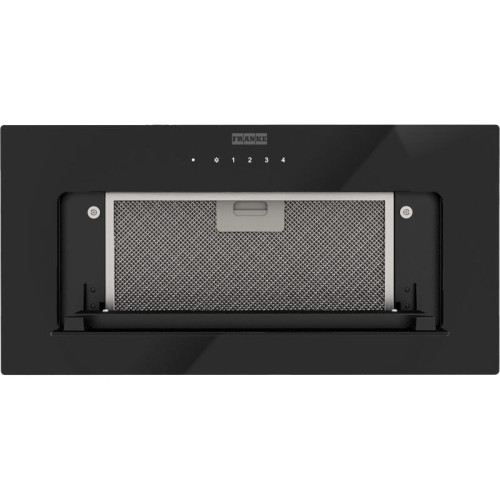 Вытяжка Franke 305.0738.597/ Best, Вытяжка LUCE 60 BK, Встраиваемая вытяжка, воздухопроизводительность 1000 м3/ч, периметральное всасывание, сенсорное управление, пульт ДУ в комплекте, таймер остаточного хода, LED лента, цвет: черный