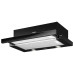 Вытяжка встраиваемая/ Вытяжка встраиваемая Hyundai HBH 6236 BG черный управление: кулисные переключатели (1 мотор)