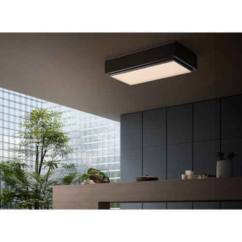 Вытяжка FALMEC LEVANTE 120 GRAPHITE, серия Circle.Tech, островная, 120 см, электронное управление, пульт ДУ в комплекте, светодиодное освещение Dynamic Led Light, технология горизонтальной фильтрации, 4 скорости, рециркуляция, макс. Производительность 600