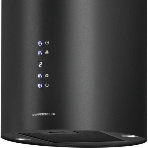 Вытяжка Kuppersberg/ Вытяжка Kuppersberg, цилиндрическая, настенная, 35 см, электронное кнопочное управление, таймер, отвод/рециркуляция, 3 скорости, производительность 850 м3/ч, LED освещение, обратный клапан, уровень шума 68 дБ, угольный фильтр CF110 (о
