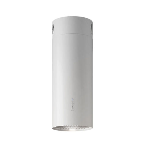 Вытяжка FALMEC POLAR EVO IS WHITE 35, 35 см, островная, потолочная, электронное/кнопочное управление, светодиодное освещение, 4 скорости, отвод/циркуляция, макс. производительность 800 м3/ч, угольный фильтр в комплекте, возможность работы с внешним моторо