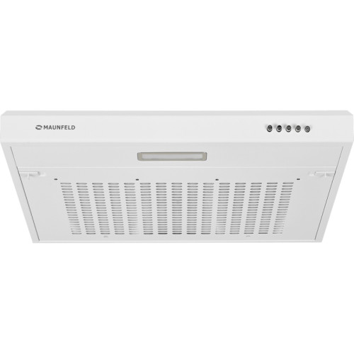 ВЫТЯЖКА MAUNFELD/ Подвесная вытяжка, 60 см, 3 скорости, 420 м3/ч, LED освещение, цвет белый, (угольный фильтр CF152A приобретается отдельно)