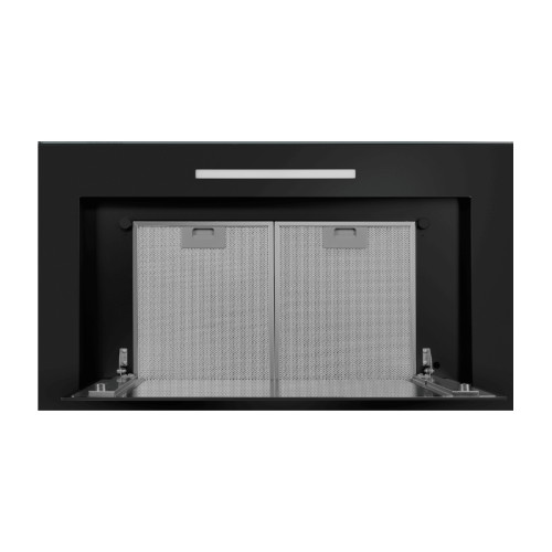 Кухонная вытяжка, Т-образная, 90 см, потолочная, сенсорное управление, таймер, 1150 м3/ч, уровень шума 54 дБ, цвет черный