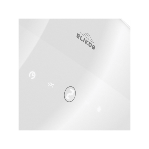 GOOD, Кухонная вытяжка ELIKOR КВ WAVE 50 WH, наклонная, 50 см, 750 м3/ч, белый