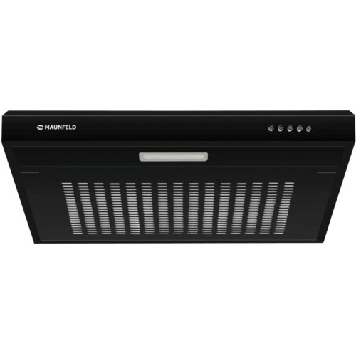 ВЫТЯЖКА MAUNFELD/ Подвесная вытяжка, 60 см, 3 скорости, 420 м3/ч, LED освещение, цвет черный, (угольный фильтр CF152A приобретается отдельно)