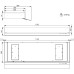 Вытяжка FALMEC SHELF Customizable 120 NERO (режим рециркуляции), 120 см, настенная, электронное/сенсорное управление, светодиодное освещение Dynamic Led Light, 4 скорости, технология бесшумной работы NRS, интенсивный режим, таймер, максимальная производит