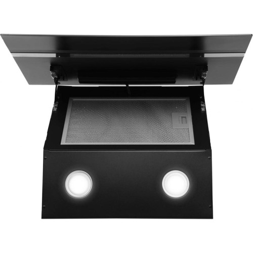 Вытяжка каминная Hyundai HGH 6846 IX черный/нержавеющая сталь управление: сенсорное (1 мотор)