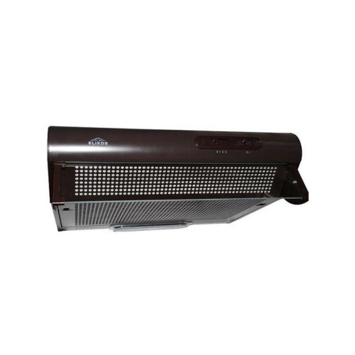 Вытяжка козырьковая Elikor Davoline 60П-290-П3Л коричневый управление: ползунковое (1 мотор)