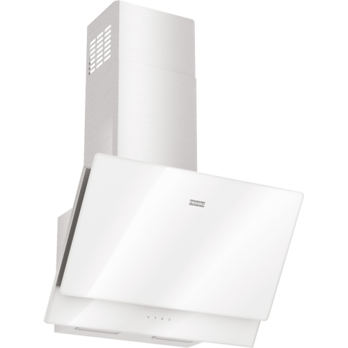 Вытяжка Franke/ Best, Вытяжка наклонная TEMPER 60 WH/SS, 60 см, 1000 м3/ч, сенсорное управление, LED освещение, 62 дБ, Угольный фильтр Ф-09 (опция), Основной цвет белый, Фальштруба нержавеющая сталь