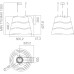 Вытяжка ELICA/ Вытяжка ELICA, 51 см, потолочная, LED освещение, рециркуляция, электронное управление, 3 скорости + интенсивный режим, индикация насыщения фильтра, энергоэффективность А, цвет нержавеющая сталь