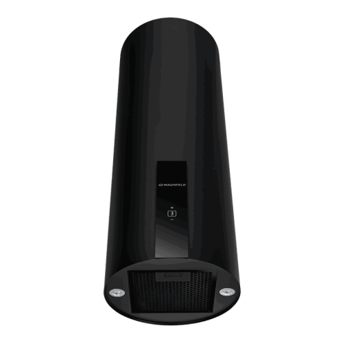 Вытяжка MAUNFELD Lee Wall 35 Sensor Black  островная, 35 см, производительность 1050 м3/ч, 3 скорости, электронное управление, энергоэффективность В, уровень шума 63 дБ, цвет черный